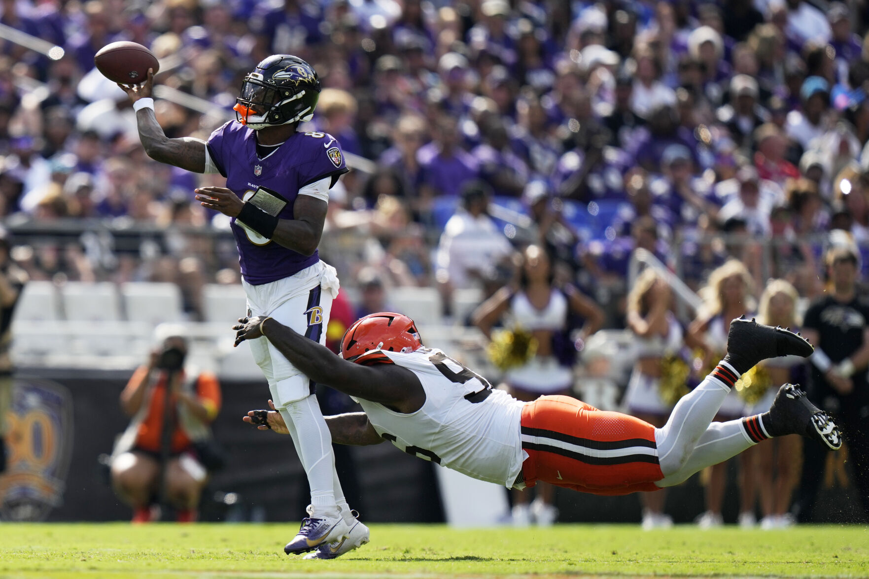 APTOPIX Browns Ravens Football